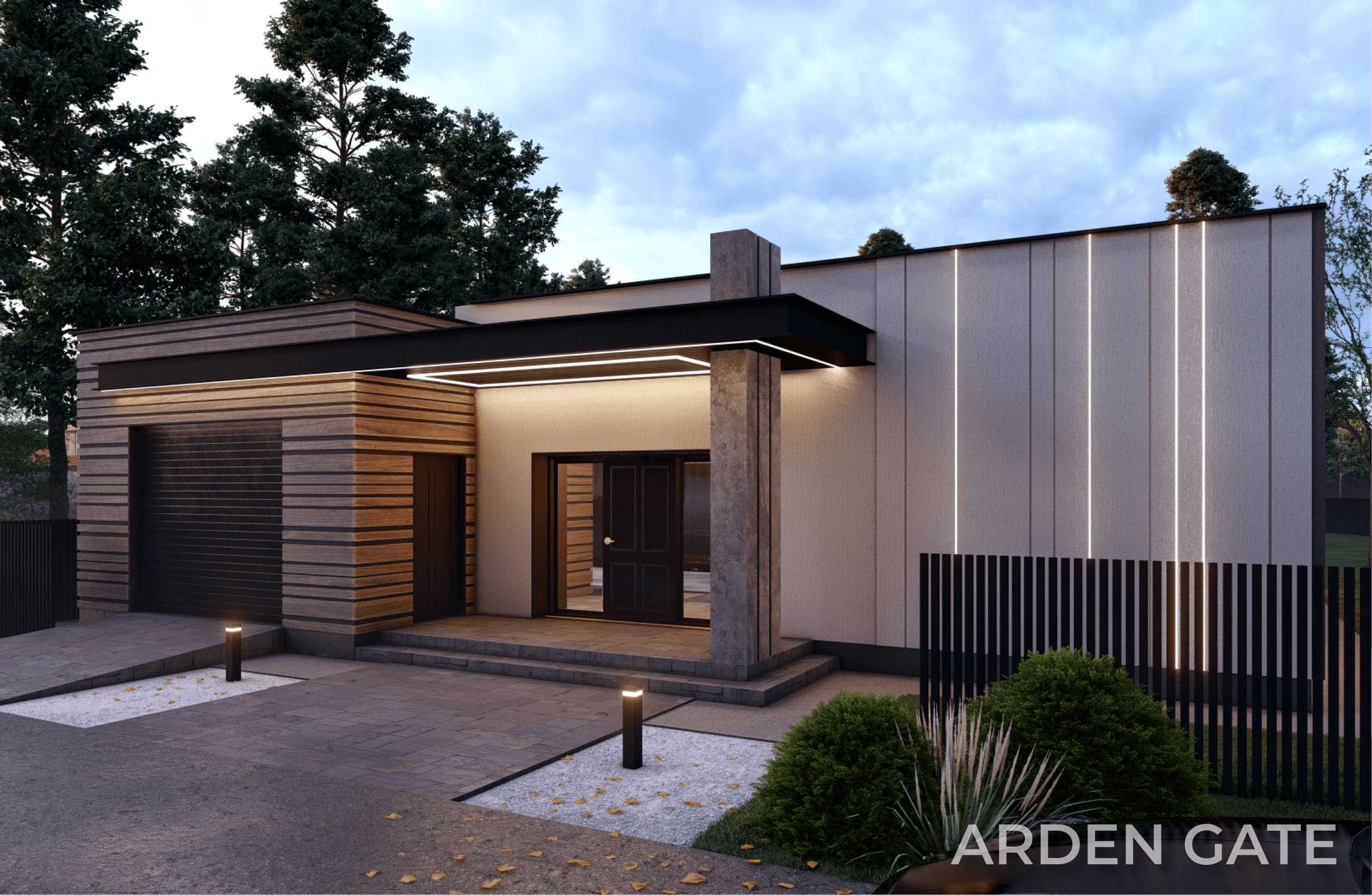 Дом с плоской кровлей, Arden Gate